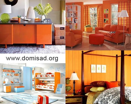 оранжевый, интерьер, оранжевого цвета, остальными цветами, комбинированием оранжевого, Оранжевый интерьер