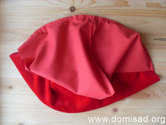 Детский новогодний костюм красной шапочки для девочки своими руками